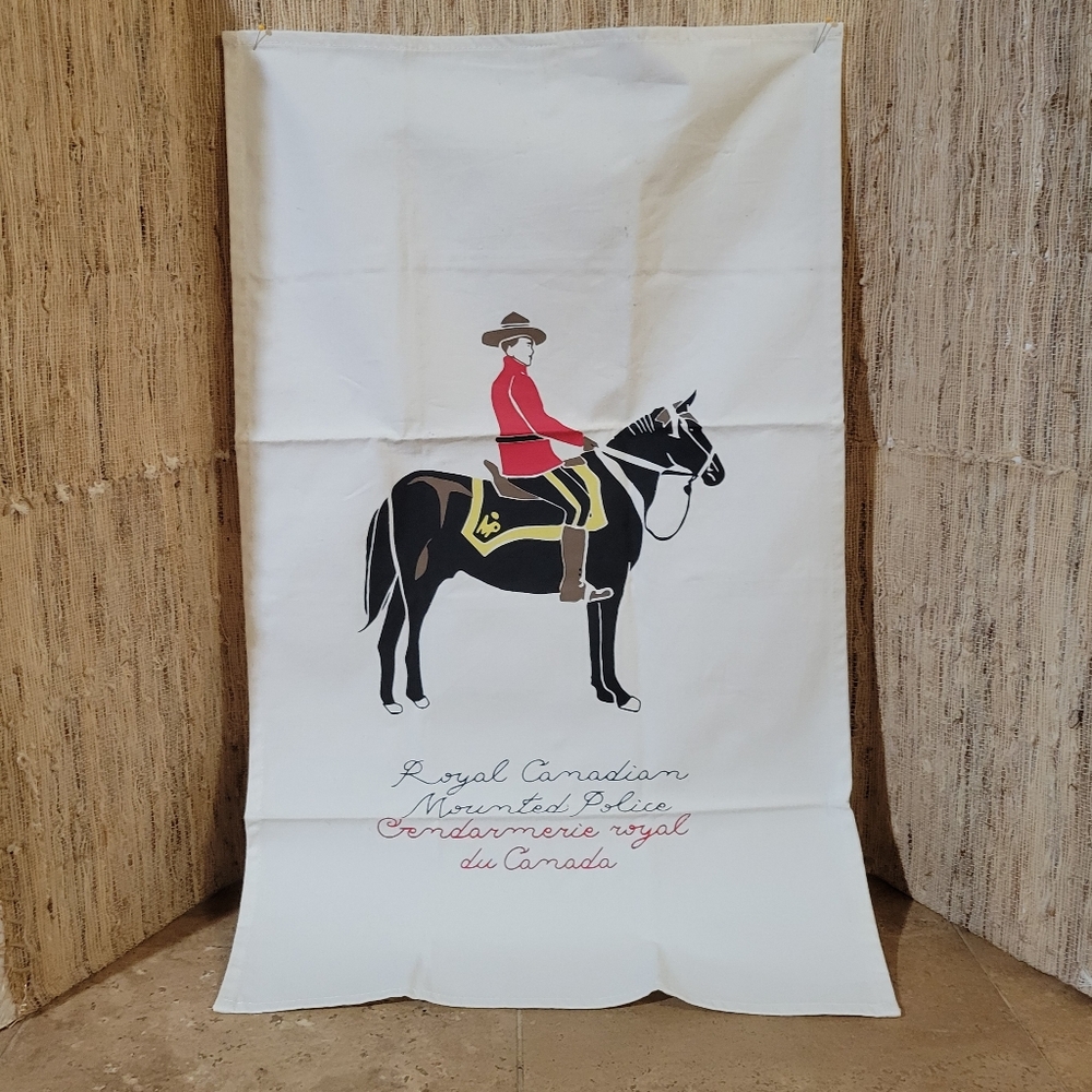 Arborist Royal Canadian Mounted Police Tea Towel HTF